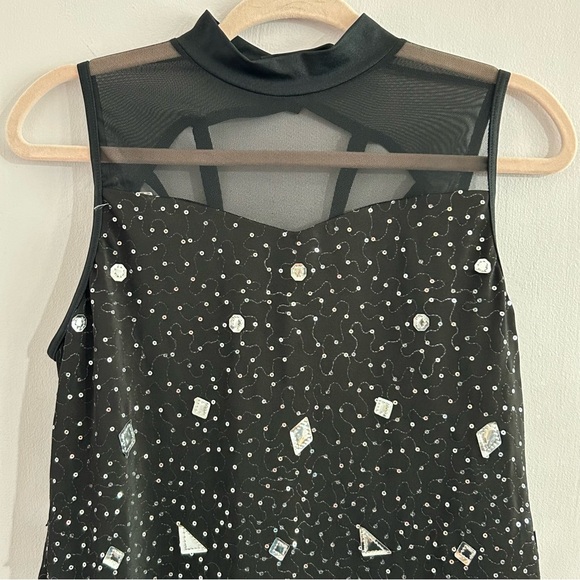 Weissman XLA Dance Costume Black Silver - Picture 3 of 8